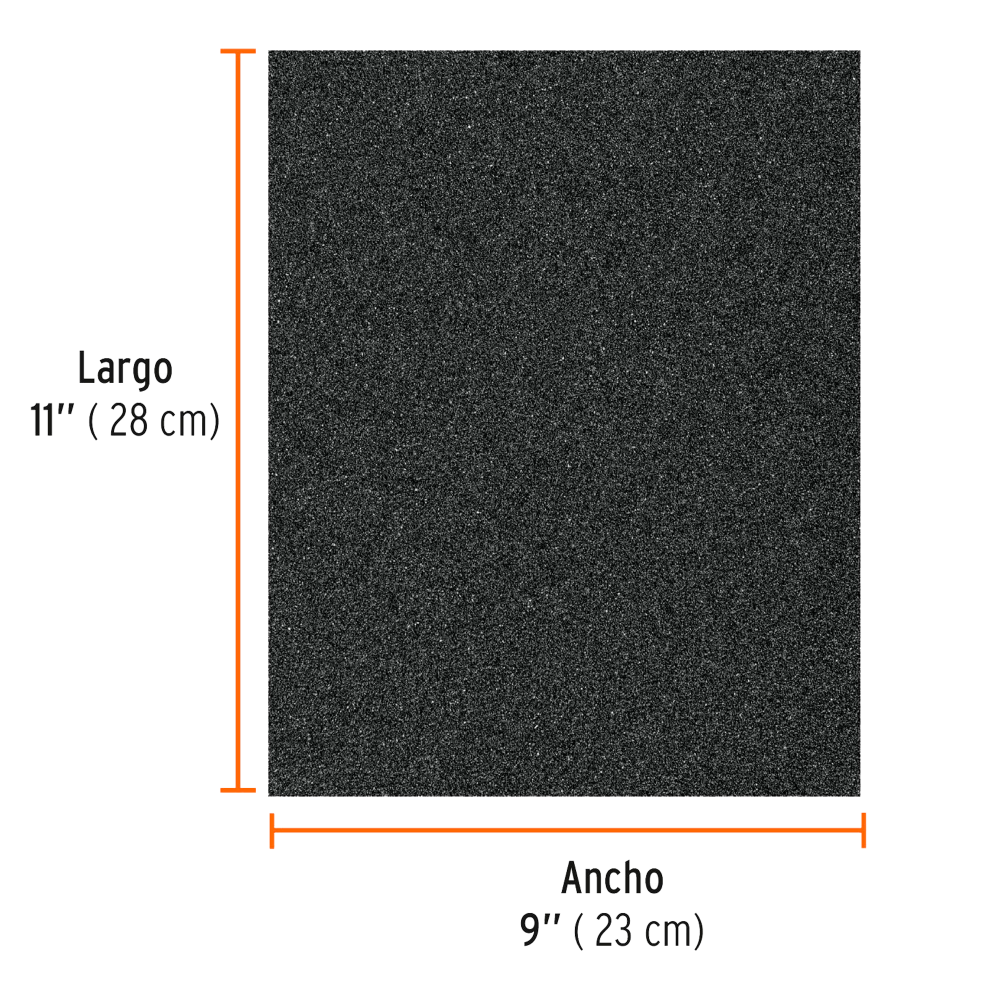 PLIEGO DE LIJA DE AGUA GRANO 100 - Imagen 2