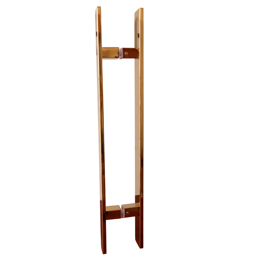 JALADOR TIPO H RECTANGULAR DORADO DE 60CM