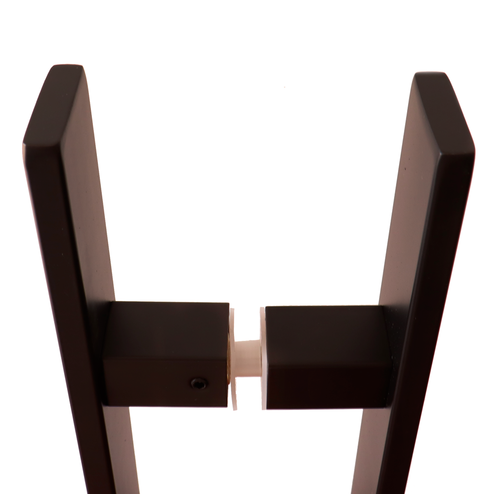  JALADOR TIPO H RECTANGULAR NEGRO DE 60CM - Imagen 4