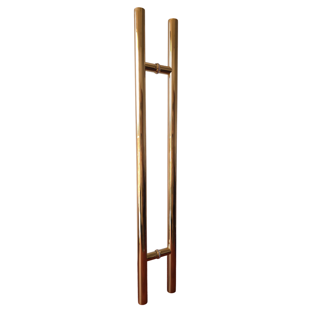 JALADOR TIPO H REDONDO DORADO DE 90CM