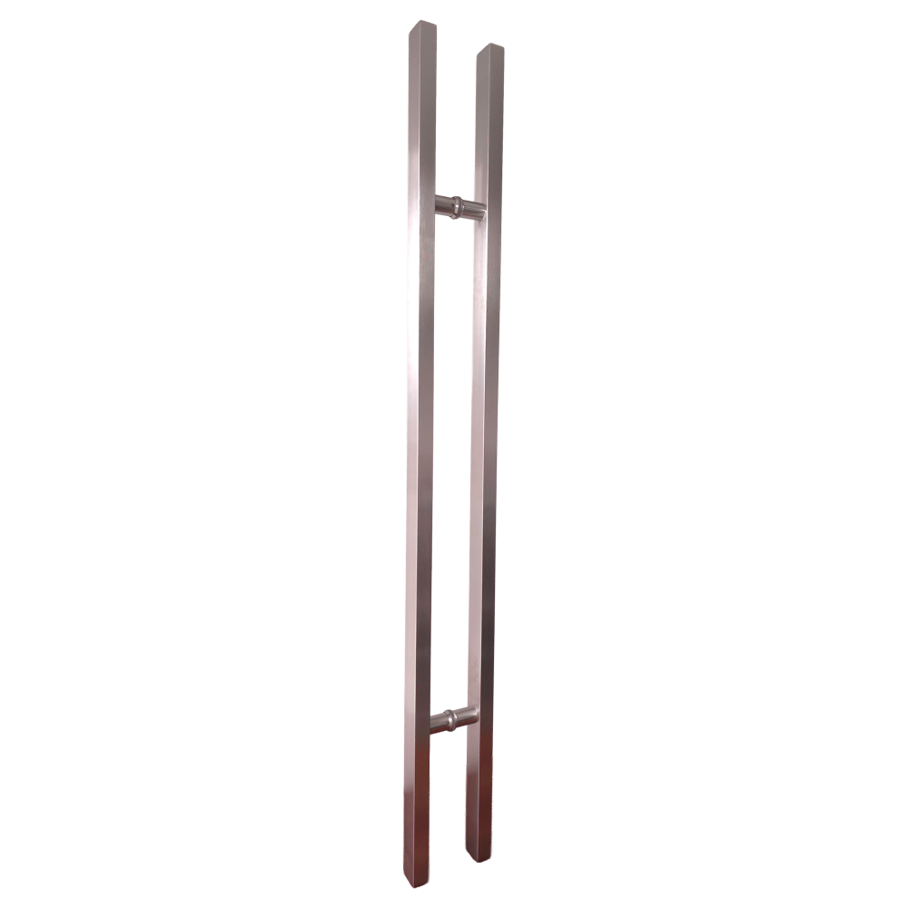 JALADOR TIPO H RECTANGULAR  SATINADO 1.2MTS
