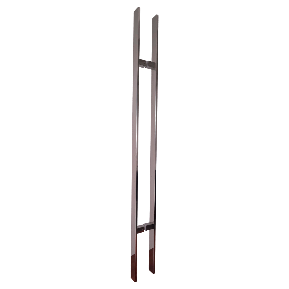 JALADOR TIPO H RECTANGULAR  TIPO ESPEJO 1.2MTS
