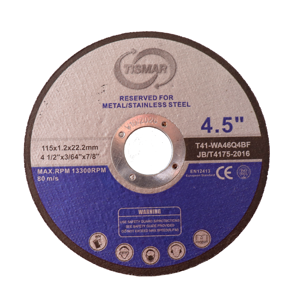 DISCO DE CORTE 4 1/2" PARA ACERO INOXIDABLE