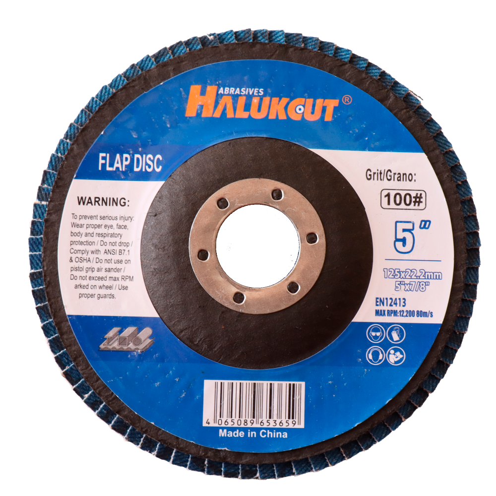 DISCO DE LIJA HALUKCUT GRANO 100 5"