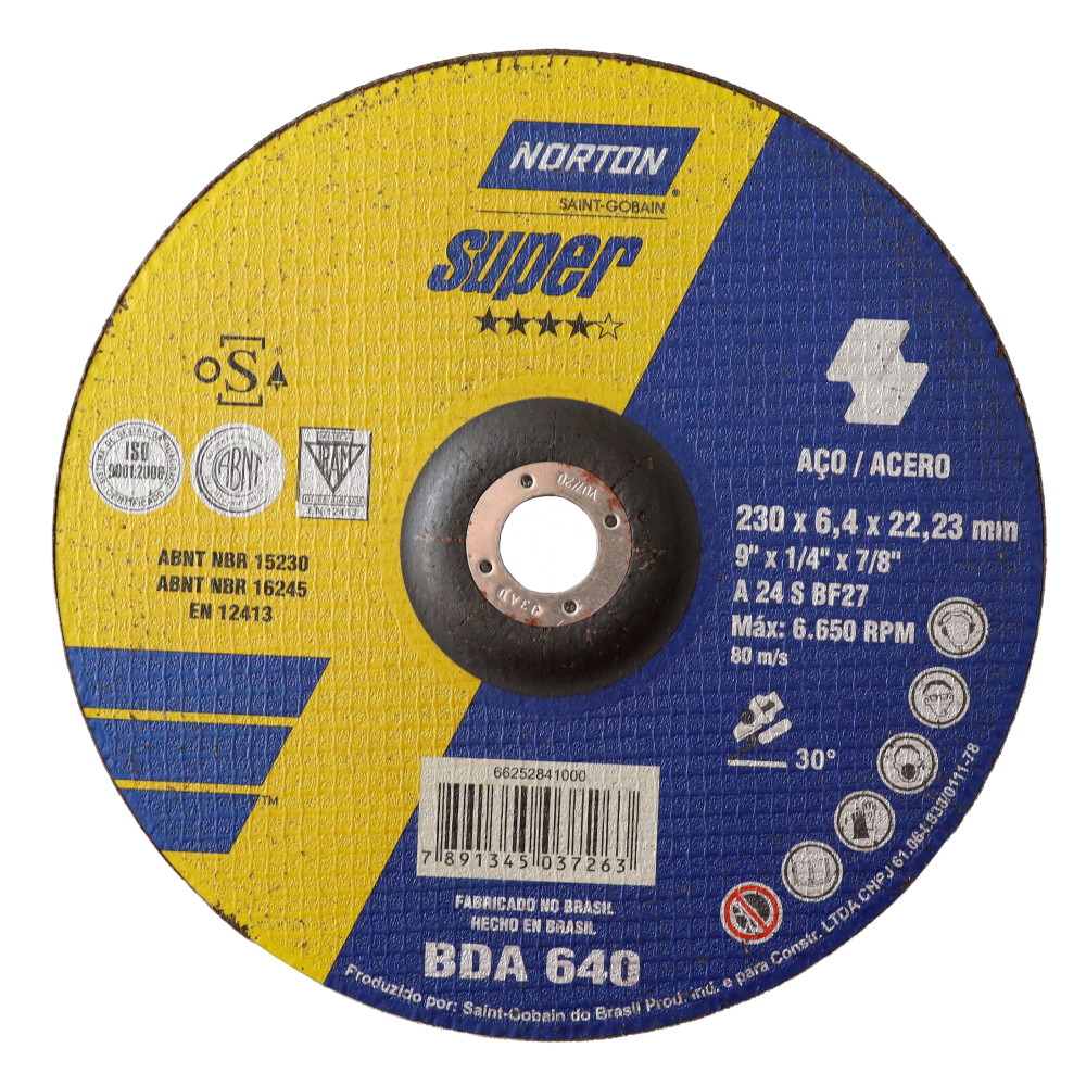 DISCO DE PULIR DE 9" NORTON 