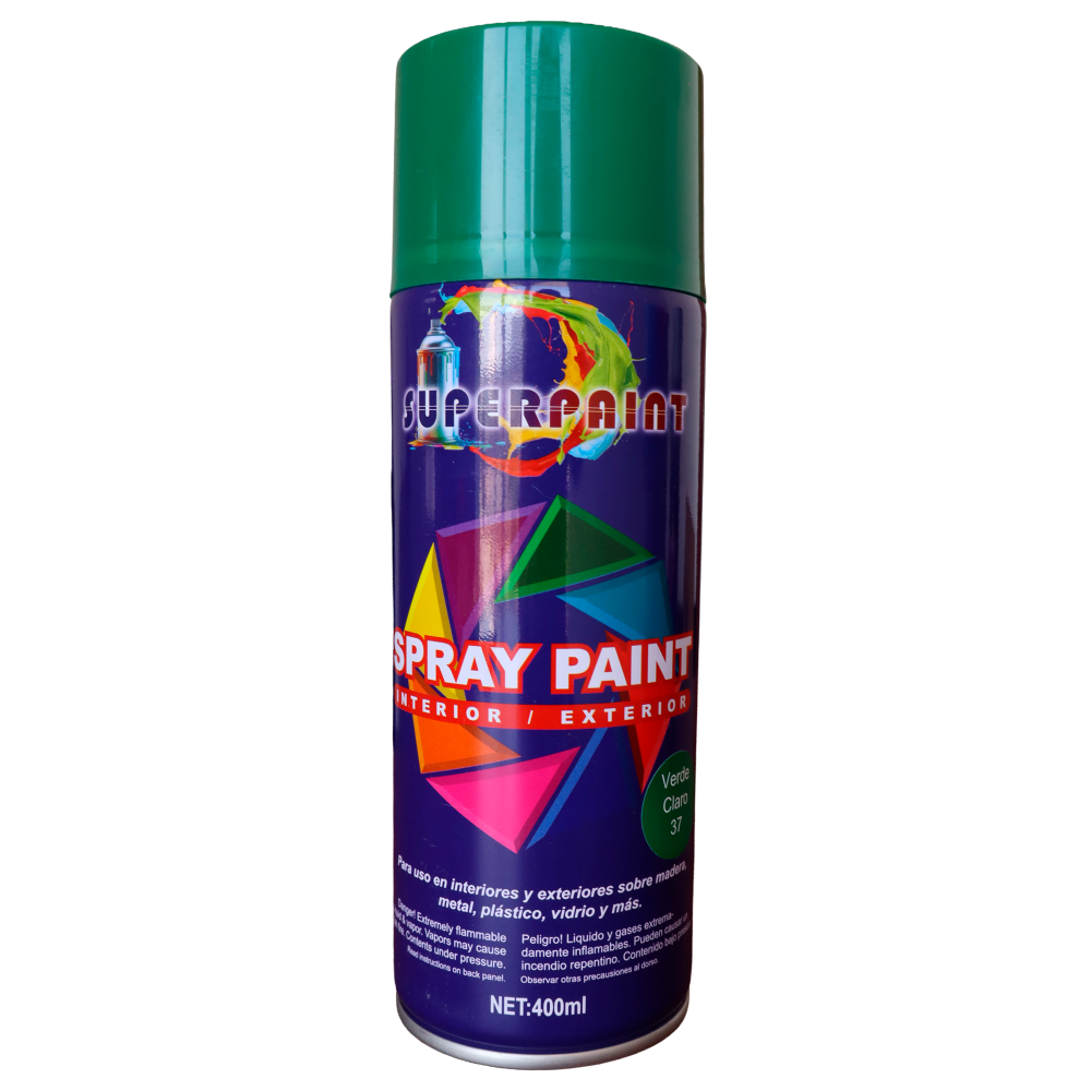 PINTURA SPRAY VERDE CLARO SUPERPAINT 400ML
