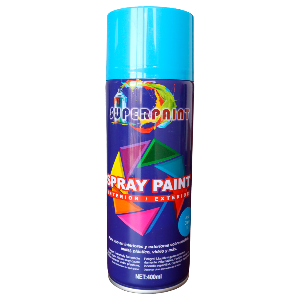 PINTURA SPRAY AZUL CLARO SUPERPAINT 400ML