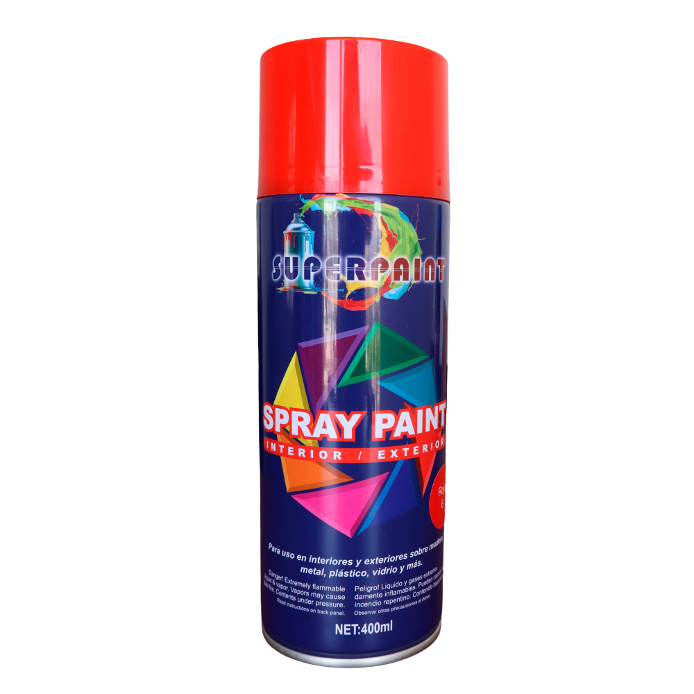 PINTURA SPRAY ROJO MATE SUPERPAINT 400ML