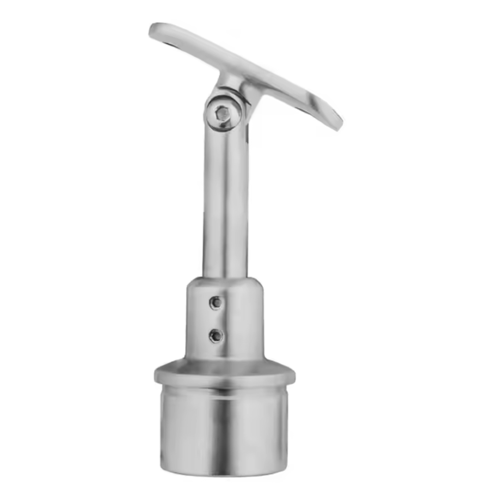 SOPORTE DE POSTE A PASAMANOS DE 2" CUELLO AJUSTABLE 