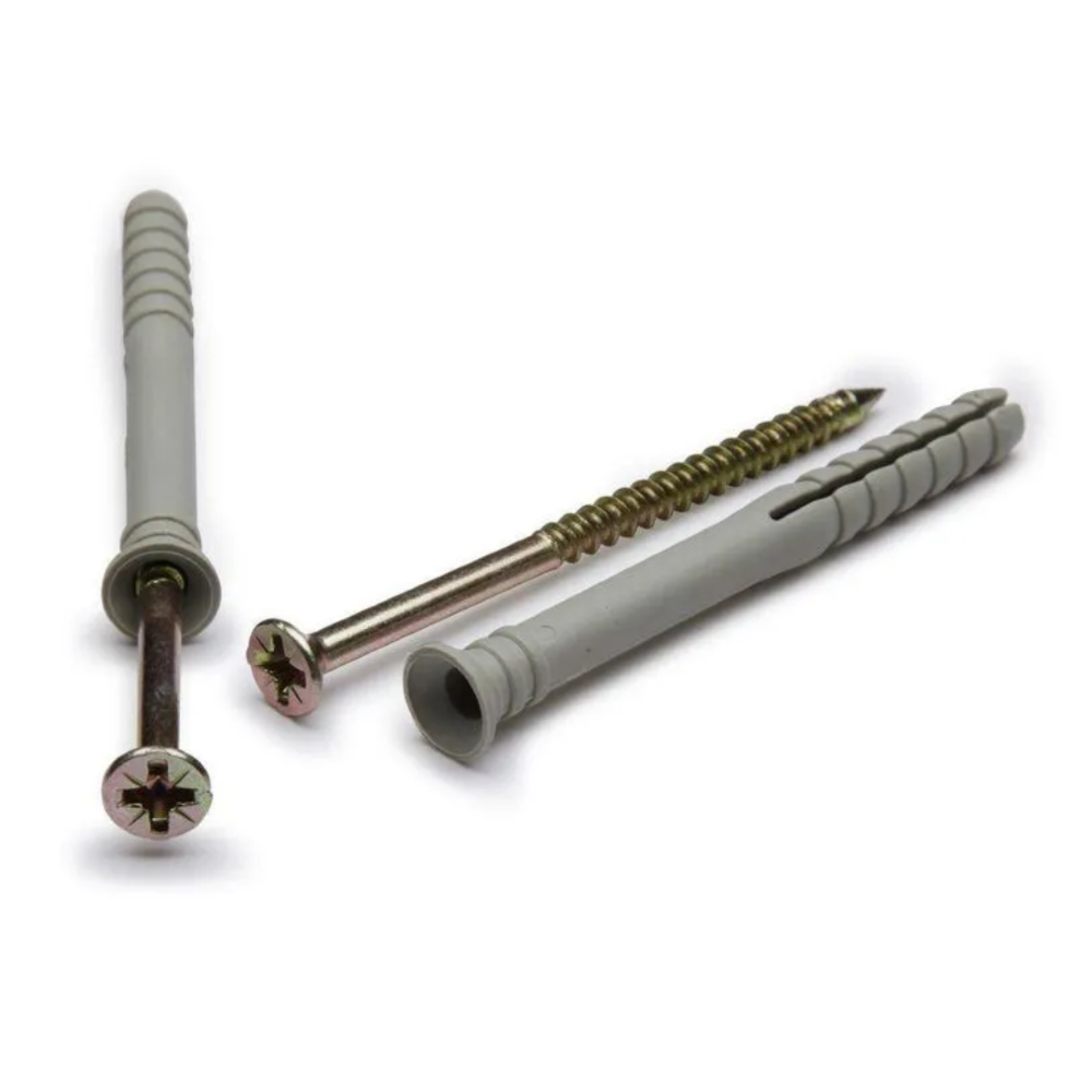 TORNILLO CON TARUGO PARA INSTALAR POSTE (ABC)  