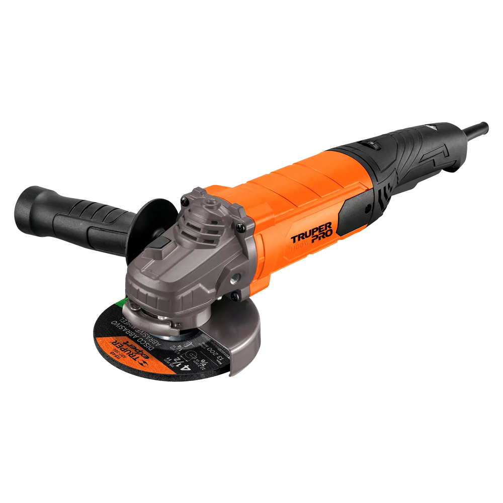 ESMERILADORA ANGULAR 4 1/2" 1100W TRUPER PRO 