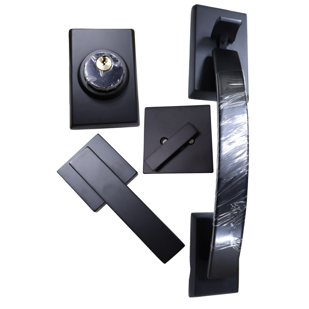 KIT DE CHAPA VALENCIA  NEGRO  MARCA FIORE 